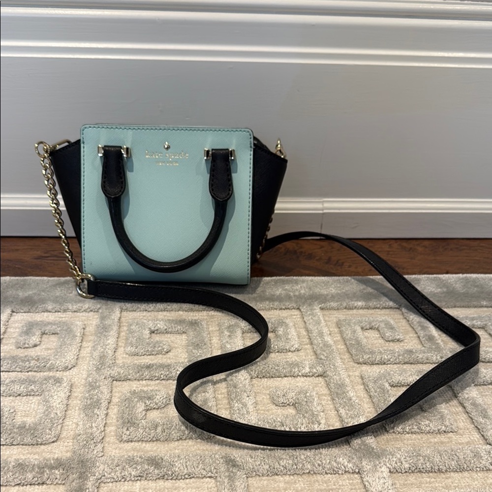 Kate Spade Black and Blue Women's Mini Bag